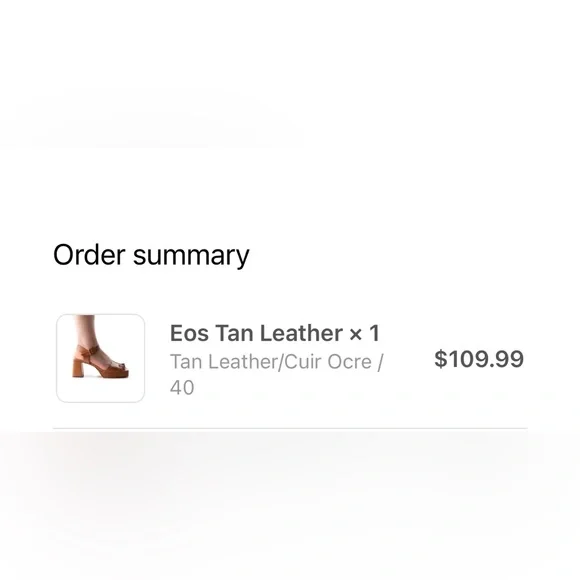 L’intervalle Open Toe Spring/Summer Heel in Tan Leather/Cuir Ocre! - Picture 6 of 6